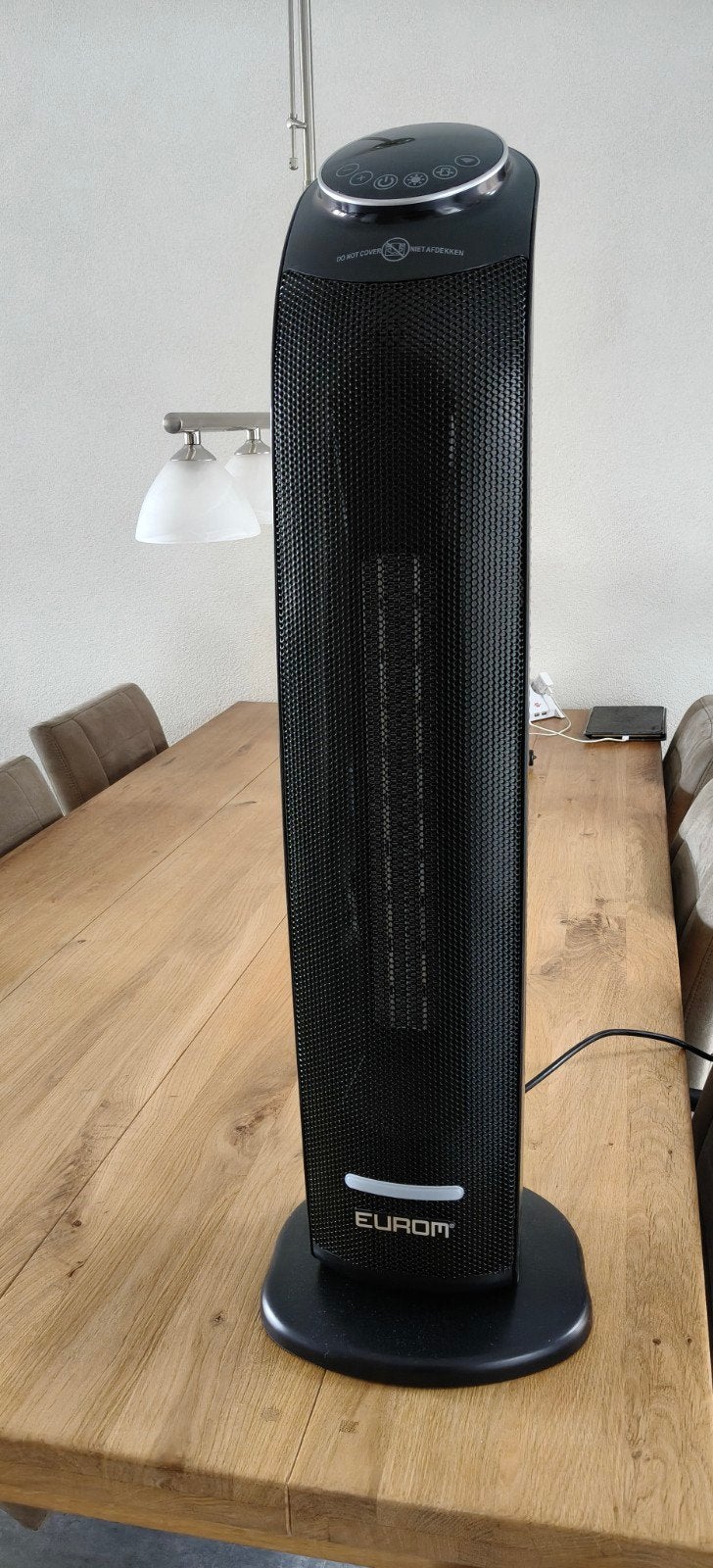 Eurom Hi Tower 2200 Wifi Keramische Kachel, Witgoed en Apparatuur, Airco's, Minder dan 60 m³, Timer, 3 snelheden of meer, Ophalen of Verzenden