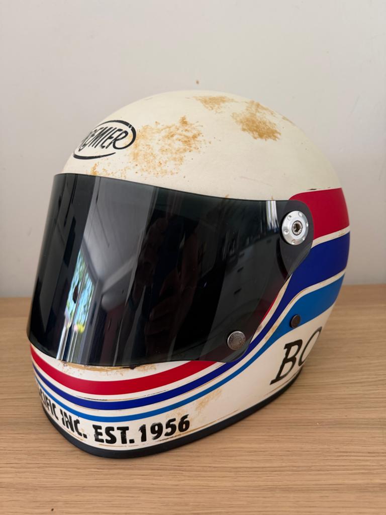 Premier trophy BTR 8 BM Race motorhelm, Ophalen of Verzenden, Tweedehands, Heren, Overige typen