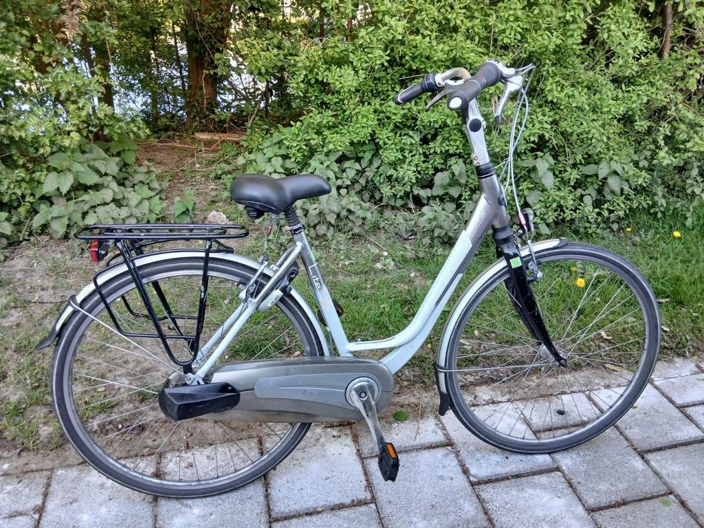 Dames fiets, Fietsen en Brommers, Ophalen, Gebruikt, Velgrem, 50 tot 53 cm