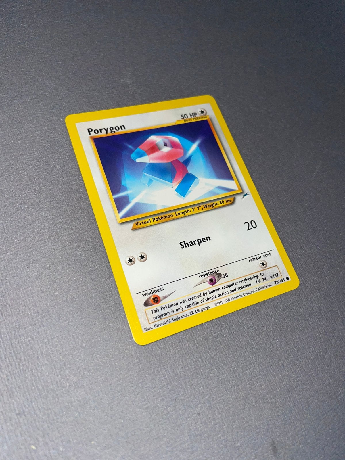 Porygon 78/105 Neo Destiny Near Mint Pokemon, Ophalen of Verzenden, Zo goed als nieuw