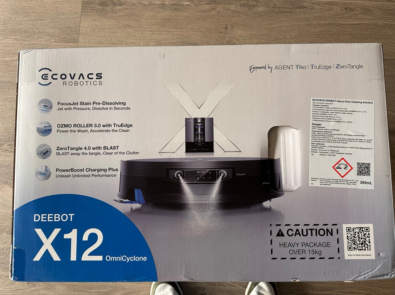 Nieuwe Ecovacs Deebot X12 OmniCyclone Robotstofzuiger, Automatisch legen, Nieuw, Ophalen of Verzenden, Ecovacs