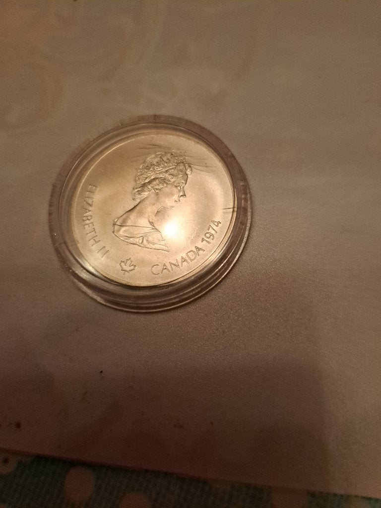 5 dollar olympise spelen, Ophalen, Noord-Amerika, Losse munt, Zilver