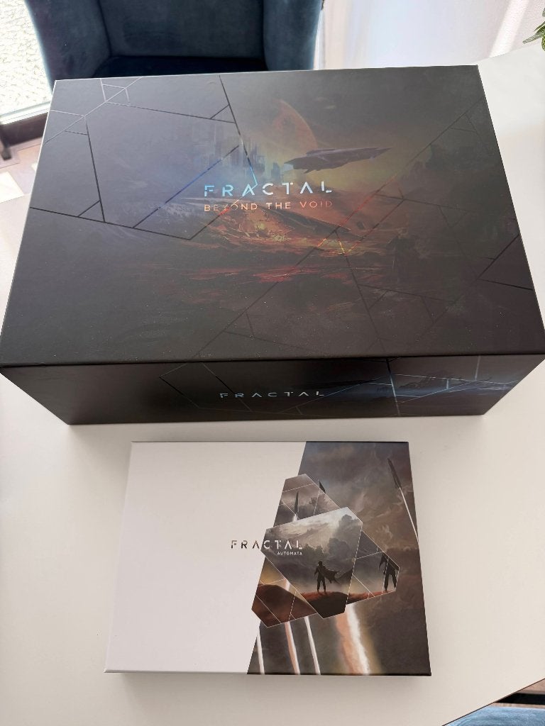 Fractal: Beyond the Void + Automata expansion Boardgame, Een of twee spelers, Ophalen of Verzenden, Zo goed als nieuw, Boar games