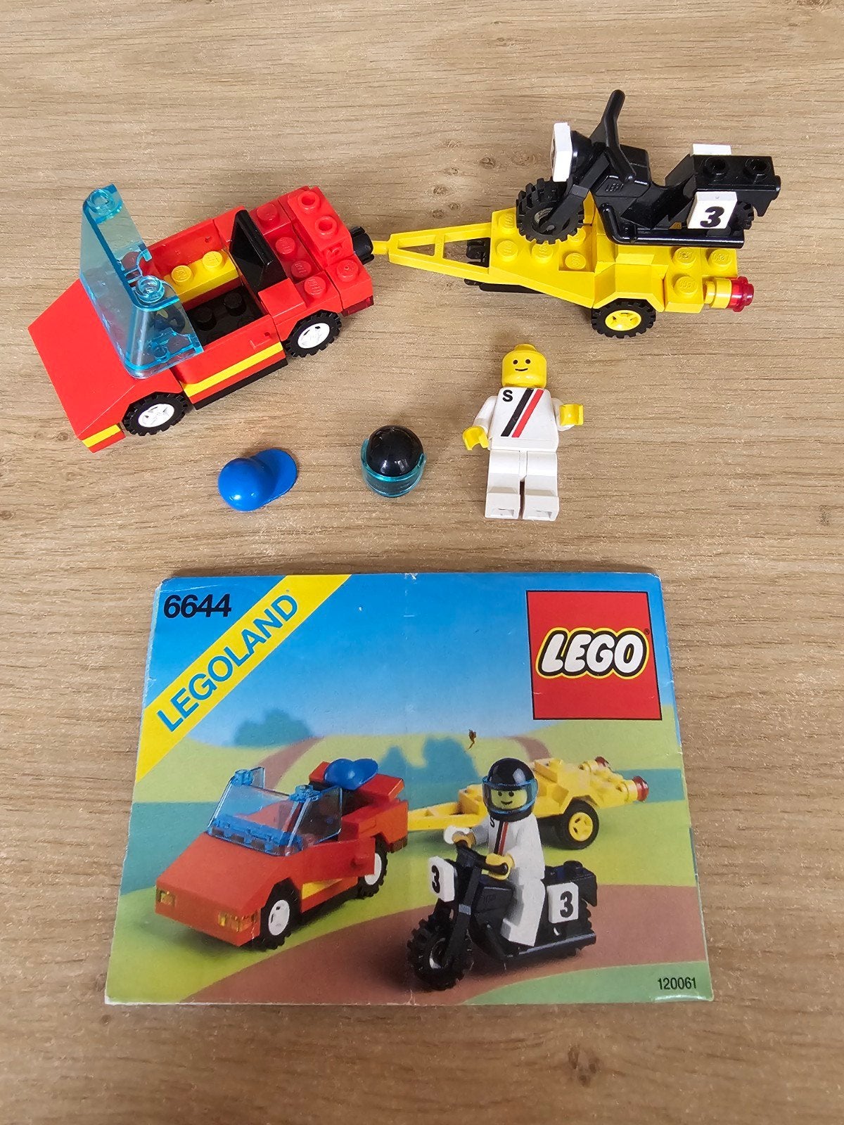 LEGO 6644 Road Rebel – compleet – Classic Town 1990, Kinderen en Baby's, Ophalen of Verzenden, Gebruikt