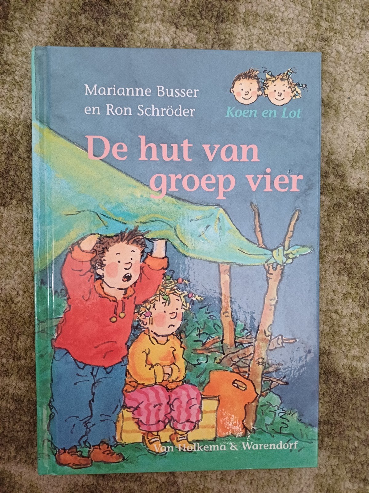 De hut van groep vier - AVI-niveau 4, Ophalen of Verzenden, Gelezen, Marianne Busser en Ron Schröder, Fictie algemeen