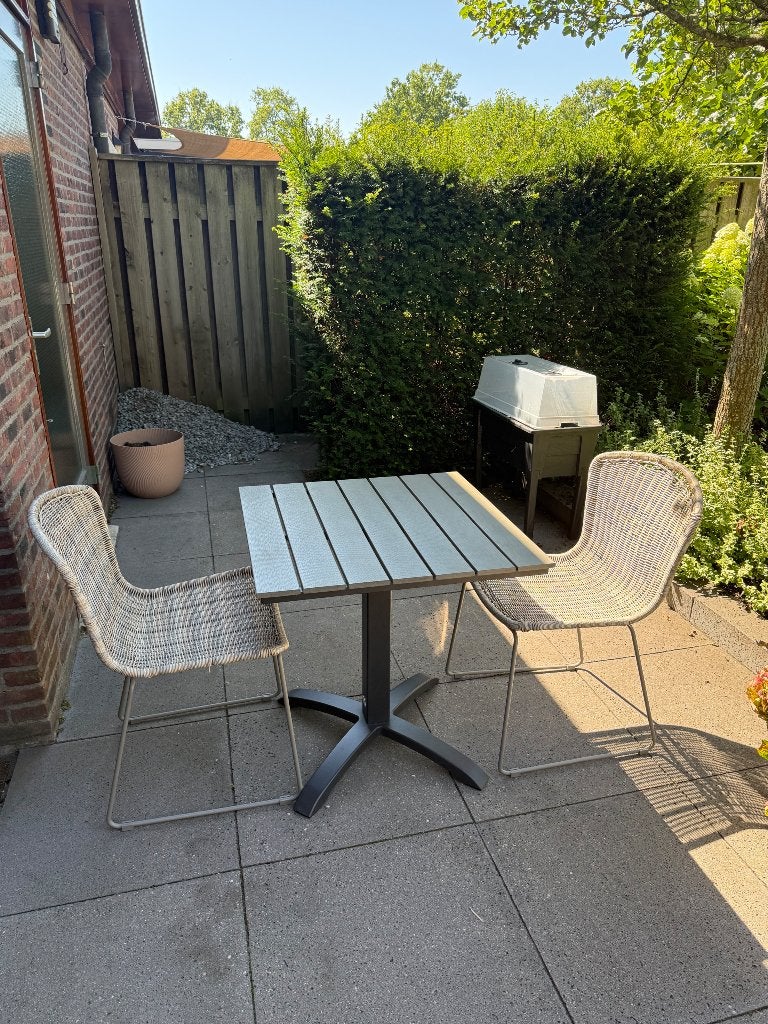 Bistro set, Overige materialen, Zo goed als nieuw, Tuinset, Ophalen