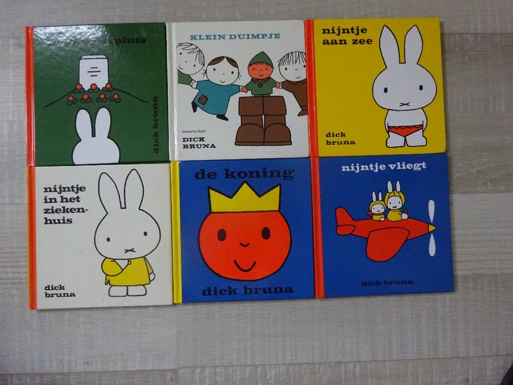 DICK BRUNA - 6 BOEKJES VAN NIJNTJE E.A., Boeken, Ophalen of Verzenden, Gelezen