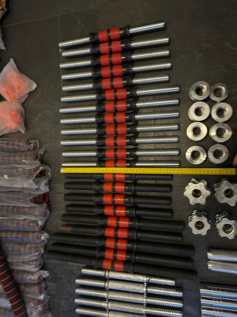 Verschillende dumbells, Sport en Fitness, Fitnessmaterialen, Zo goed als nieuw, Dumbbell, Armen, Ophalen