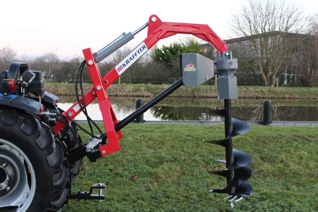 krafter grondboor voor mini-tractor, Ophalen, Gebruikt, Grondboor, Krafter