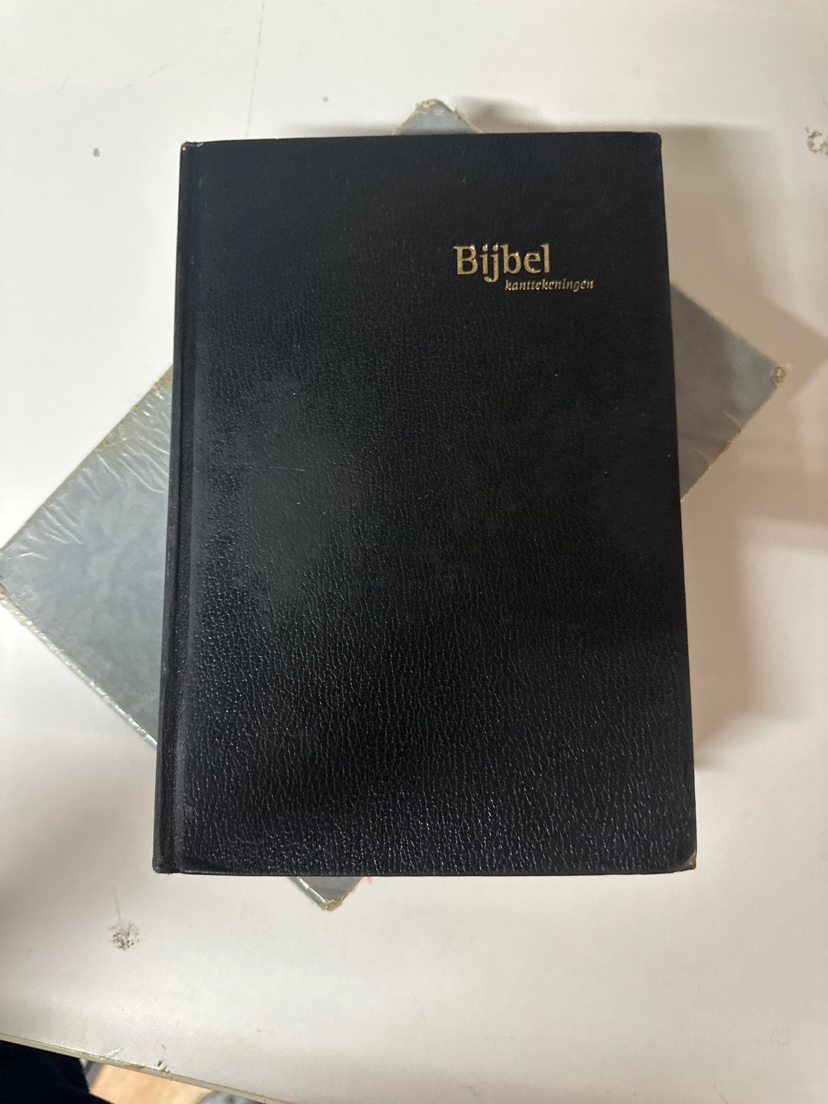 Bijbel met kanttekeningen - Kunstleer, Kleursnee, Ophalen of Verzenden