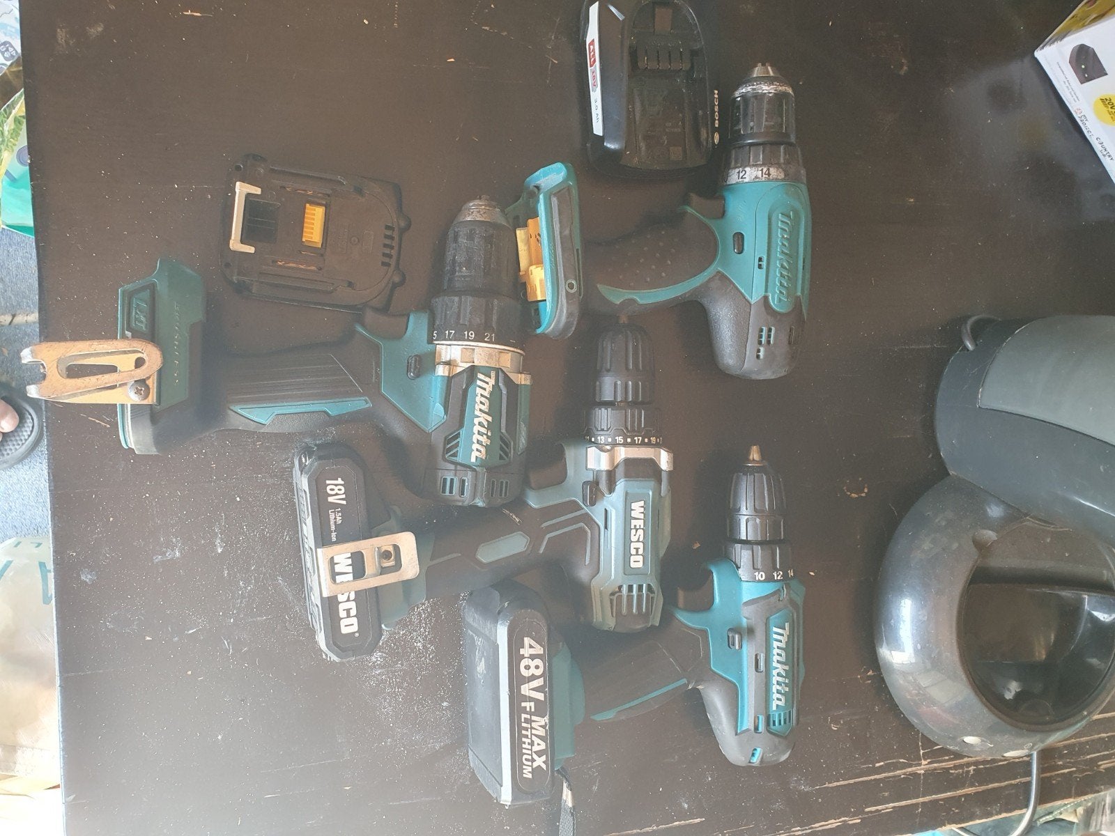 Makita accuboormachine met accu (zonder lader), Ophalen of Verzenden, Gebruikt, Boor- en Schroefmachine