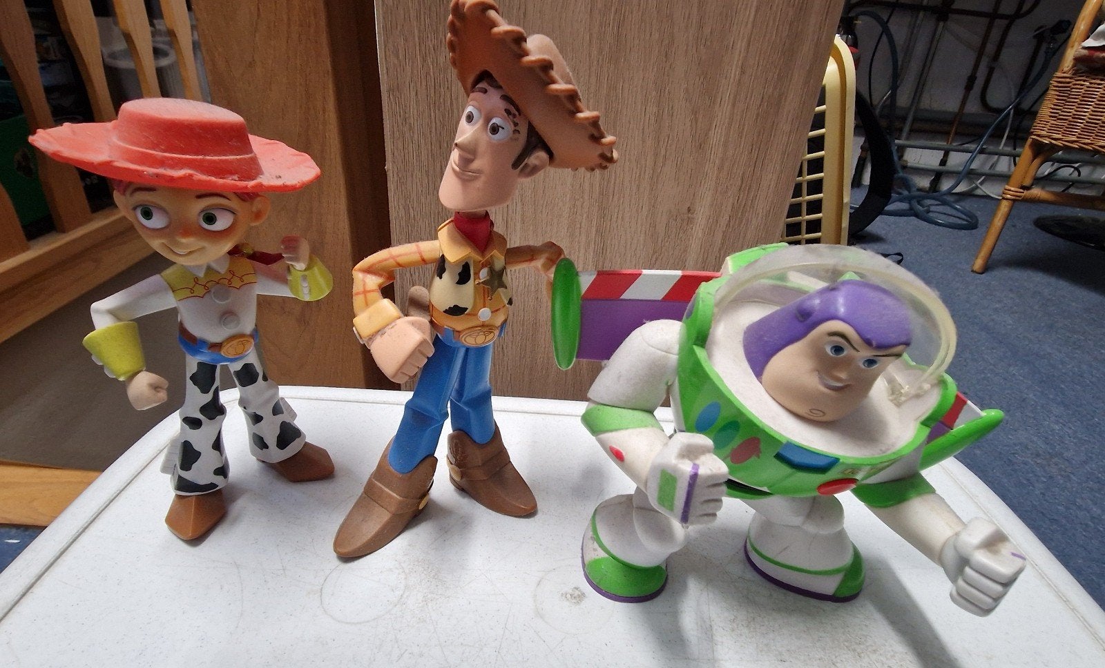 Toy Story Figuren: Woody, Jessie & Buzz Lightyear (defect), Ophalen of Verzenden, Gebruikt, Jongen of Meisje