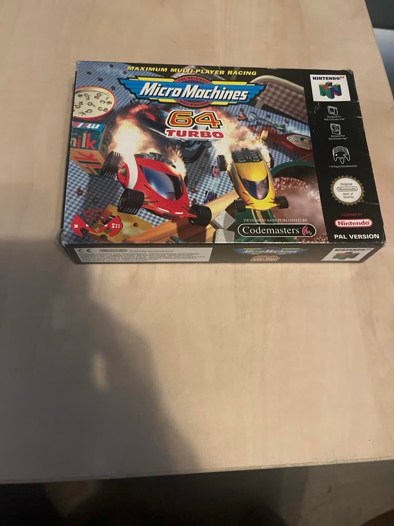 Micro Machines 64 Turbo - Nintendo 64 (N64), Racen en Vliegen, Eén computer, Ophalen of Verzenden, Zo goed als nieuw