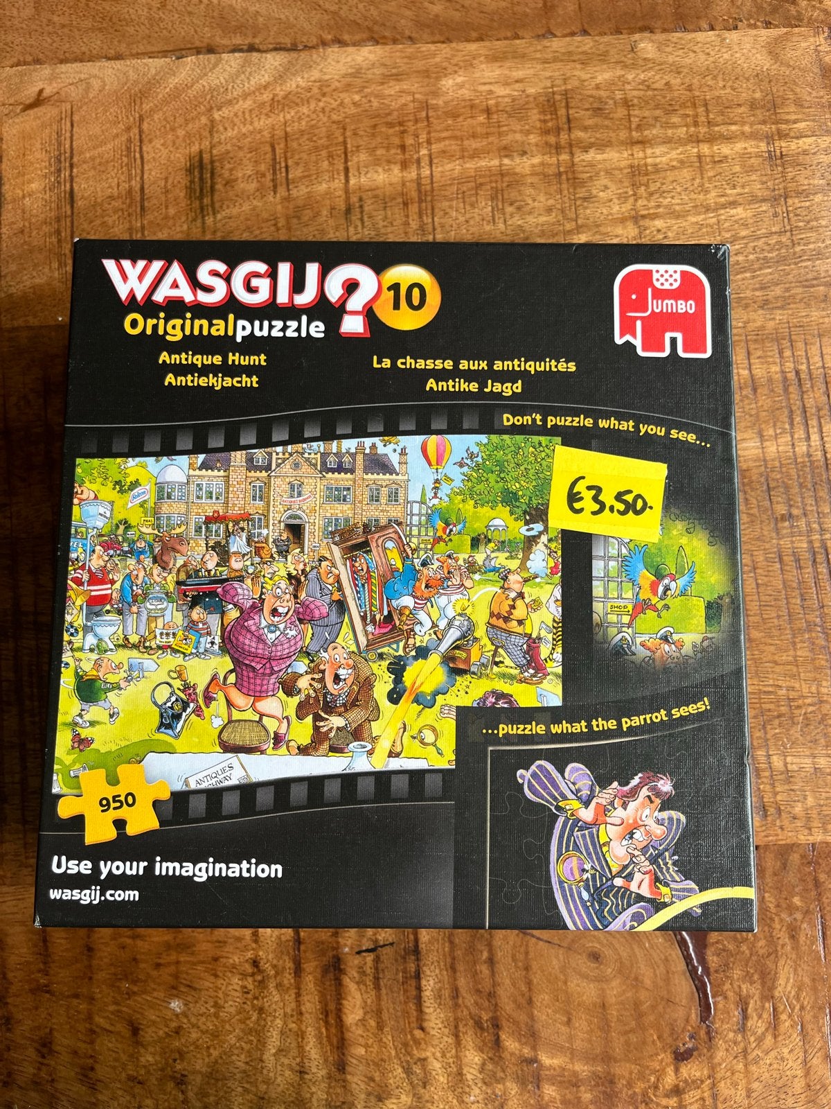 Wasgij Original 10: Antique Hunt - 950 stukjes puzzel, Ophalen of Verzenden, 500 t/m 1500 stukjes, Gebruikt, Legpuzzel
