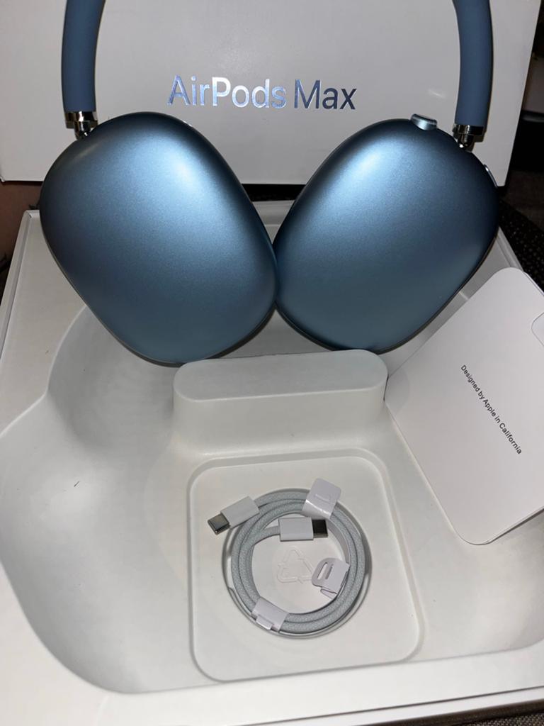 Apple AirPods Max (Blauw) - Zo goed als nieuw, Audio, Tv en Foto, Koptelefoons, Overige merken, Ophalen of Verzenden, Zo goed als nieuw