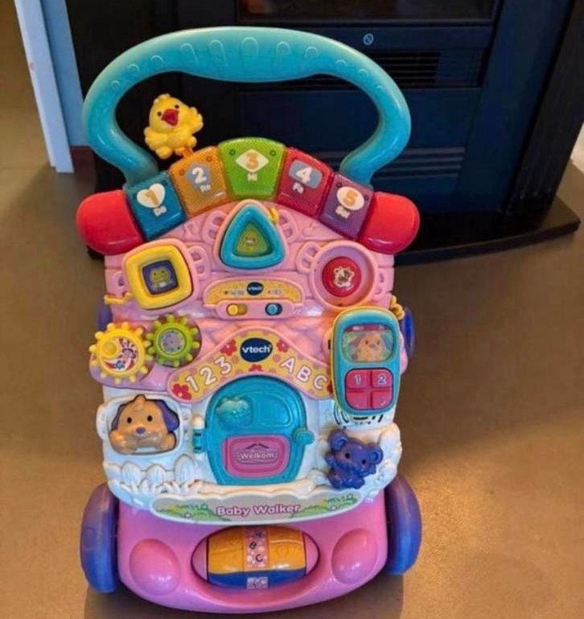 Vtech loopwagen, Ophalen, Zo goed als nieuw, 6 maanden tot 2 jaar