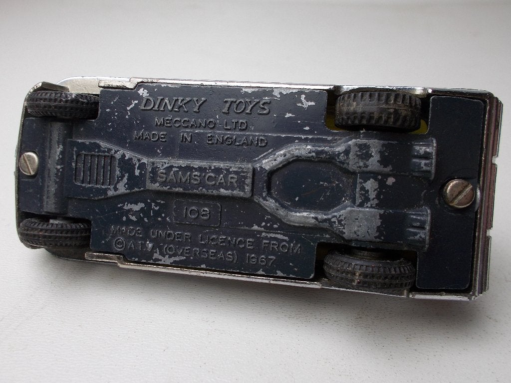 1967 Dinky Toys 108 SAM'S CAR (Uit TVSerie Joe 90) Izgst -G-, Ophalen of Verzenden, Zo goed als nieuw, Auto, Dinky Toys