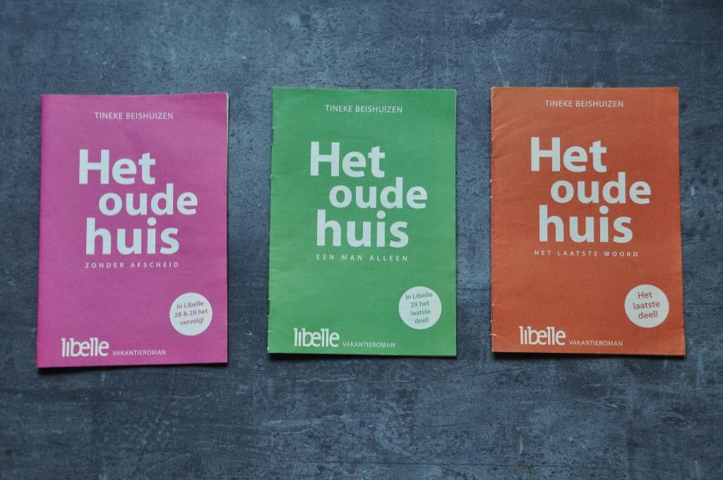 Tineke Beishuizen - Het oude huis (3 delen), Boeken, Ophalen of Verzenden, Zo goed als nieuw, Nederland, Tineke Beishuizen