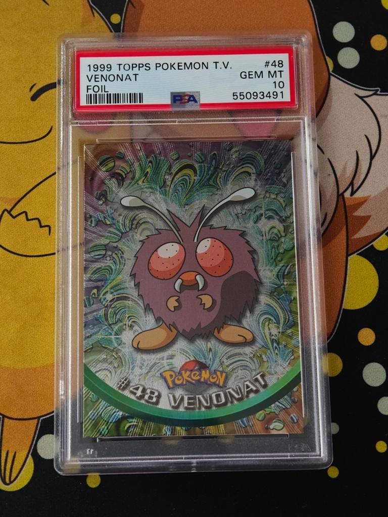 Venonat Topps foil PSA 10 #48, Ophalen, Foil