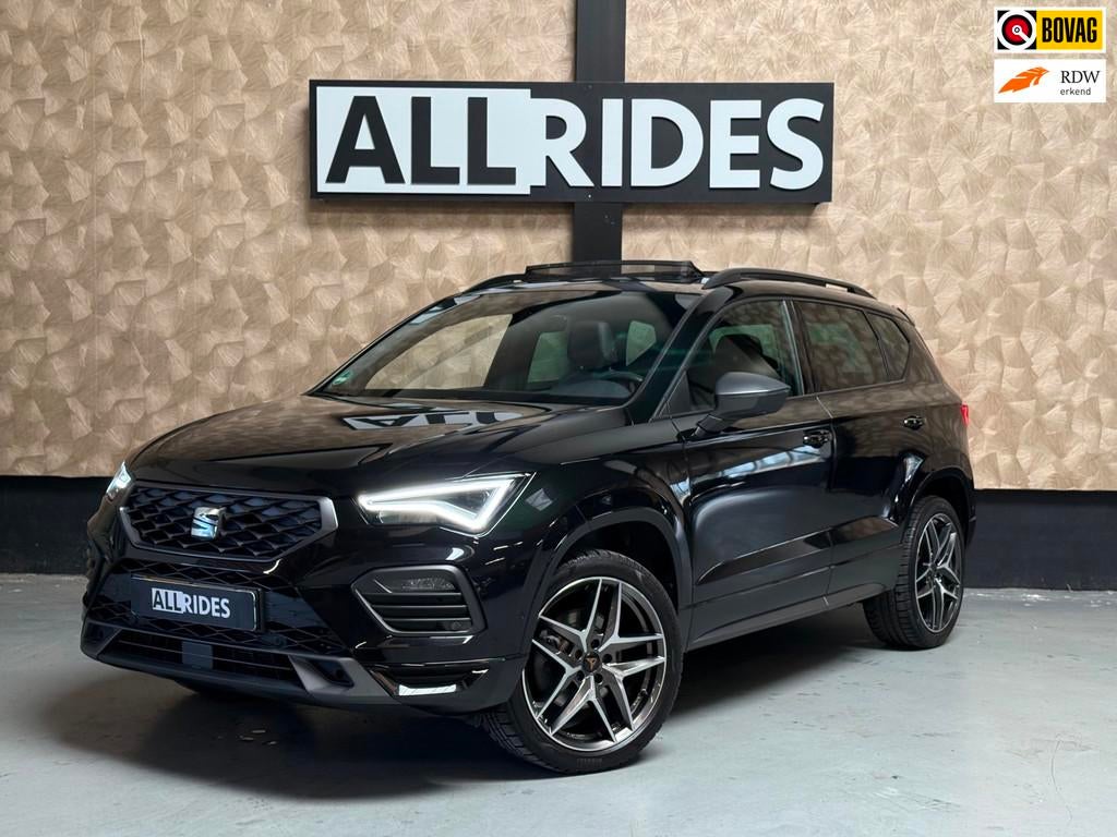 Seat Ateca 1.5 TSI FR |Pano | Stoelverwarming | Keyless | Be, Stof, 4 cilinders, Ateca, Zwart