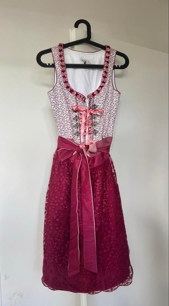 Stockerpoint Dirndl jurk maat 34 (XS) - Nieuwstaat, Kleding | Dames, Jurken, Ophalen, Nieuw, Knielengte, Roze