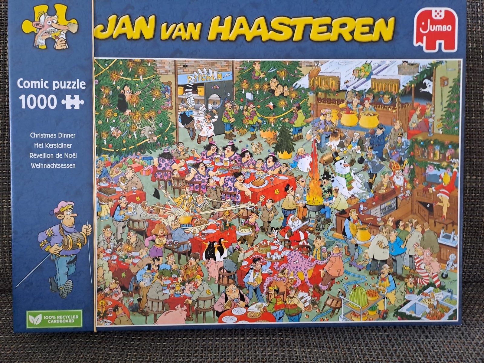 Jan van Haasteren puzzel: Het Kerstdiner (1000 stukjes), Ophalen, Zo goed als nieuw