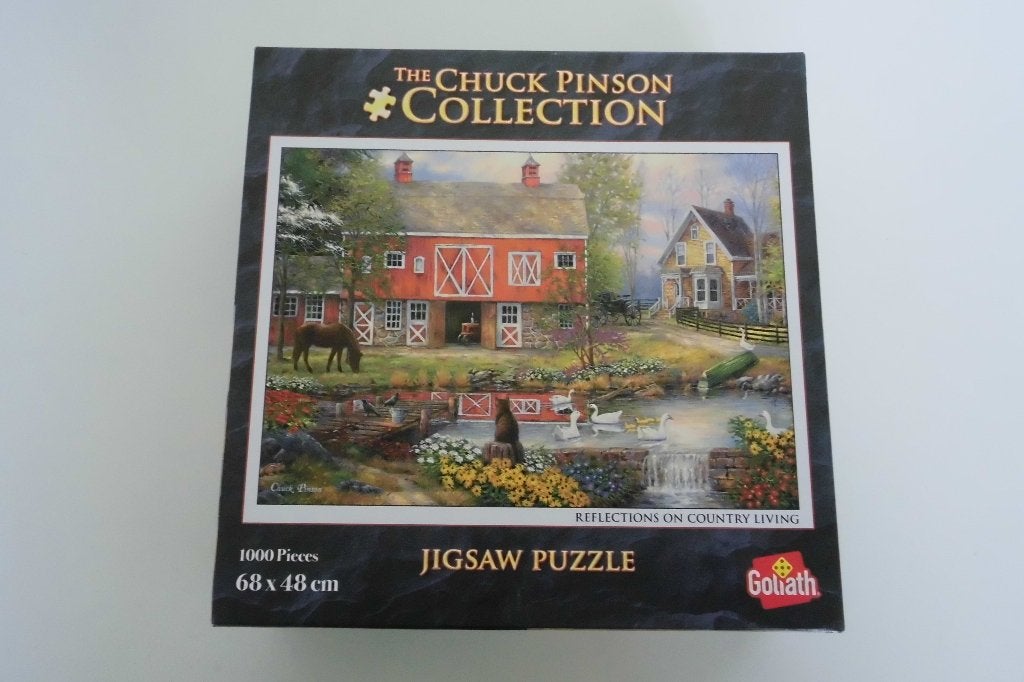 puzzel the chuck pinsen, Ophalen of Verzenden, 500 t/m 1500 stukjes, Zo goed als nieuw