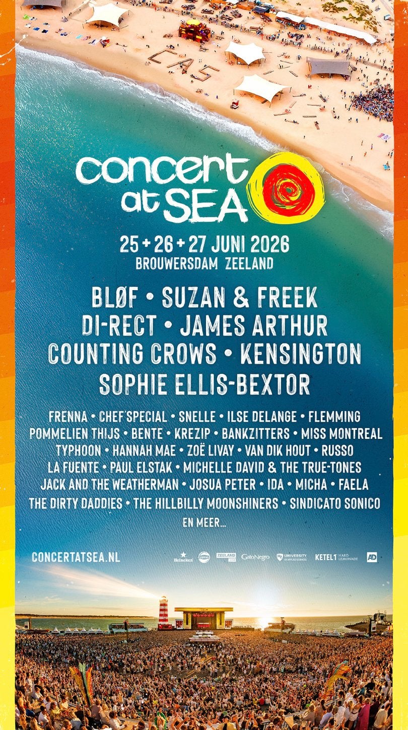 Concert at SEA zaterdag 27 juni, Tickets en Kaartjes, Drie personen of meer
