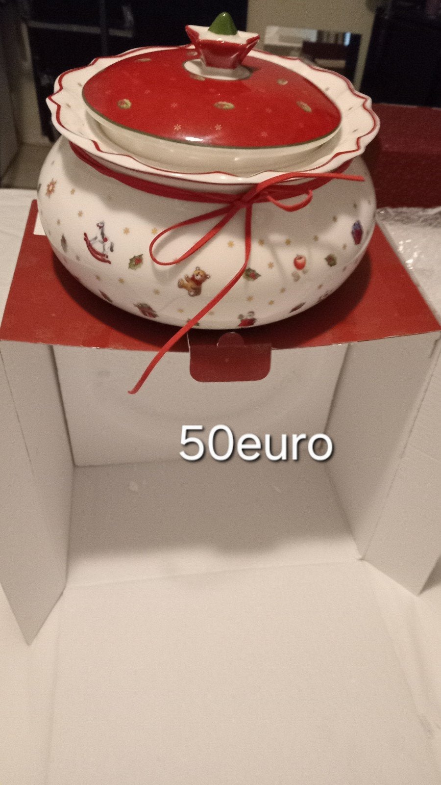 Villeroy & Boch Toy's Delight Voorraadpot Kerst, Nieuw, Ophalen of Verzenden, Voorraadpot, Steen/keramiek