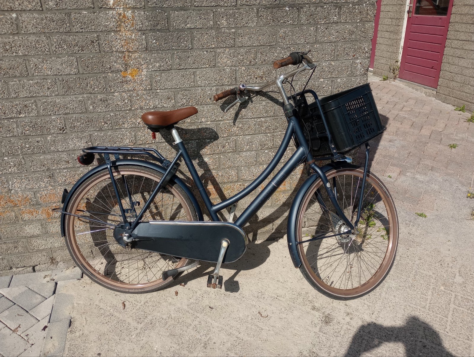 Cortina U4 Transport 57cm, Fietsen en Brommers, Fietsen | Dames | Damesfietsen, Gebruikt, Versnellingen, 56 cm of meer, Trommelrem