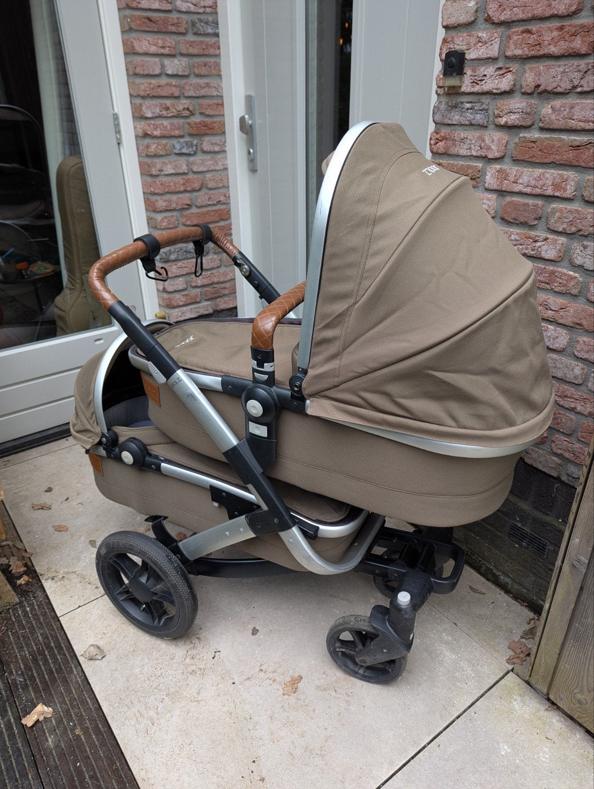 Joolz Geo Groen Tweeling Kinderwagen Compleet, Gebruikt, Duowagen, Combiwagen, Ophalen