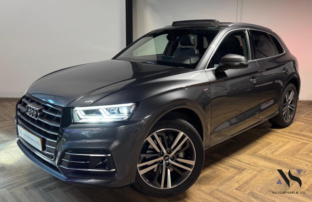 Audi Q5 55 TFSI e quattro PANO MEMORY VOL', Auto's, Audi, Gebruikt, Zwart, 4 cilinders, Origineel Nederlands