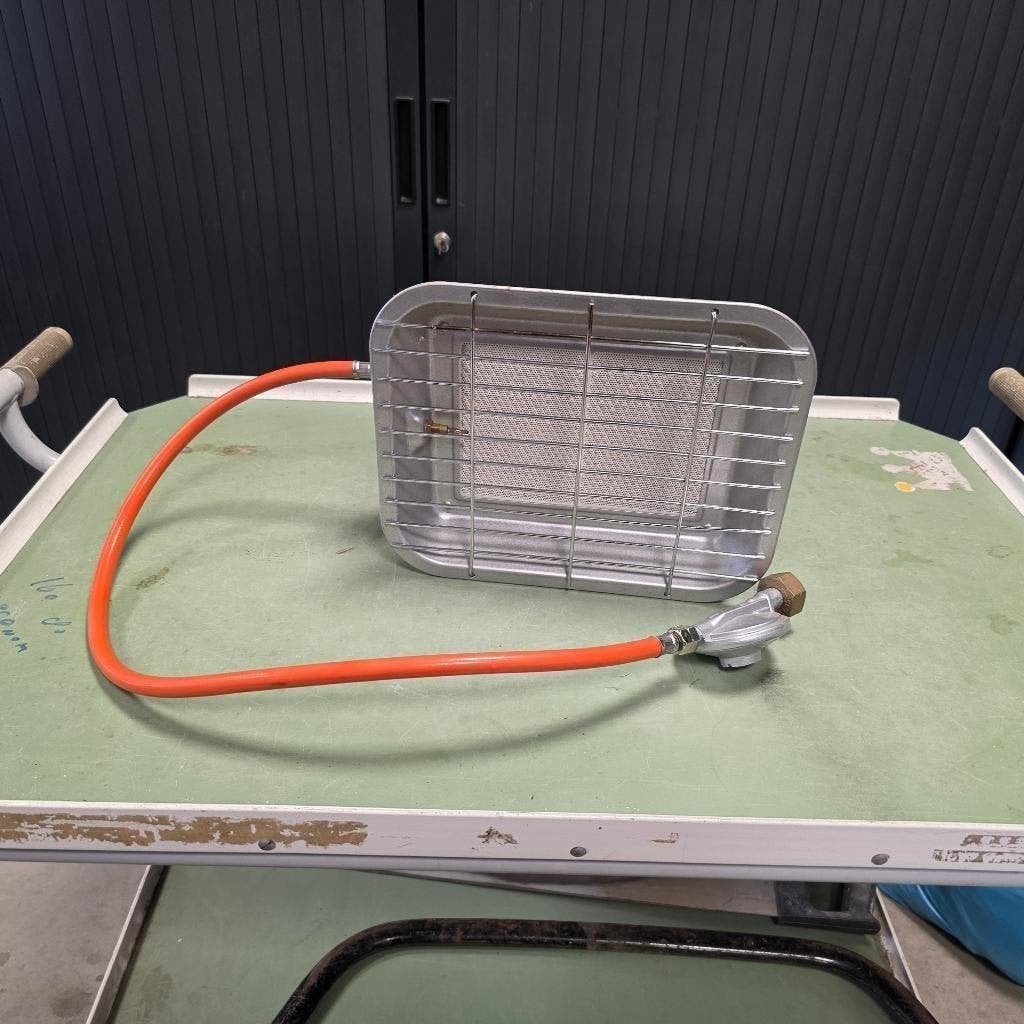 EUROMAC INFRAROODSTRALER VOOR GASFLES GS 5000FM, Tuin en Terras, Ophalen of Verzenden, Zo goed als nieuw, Gas