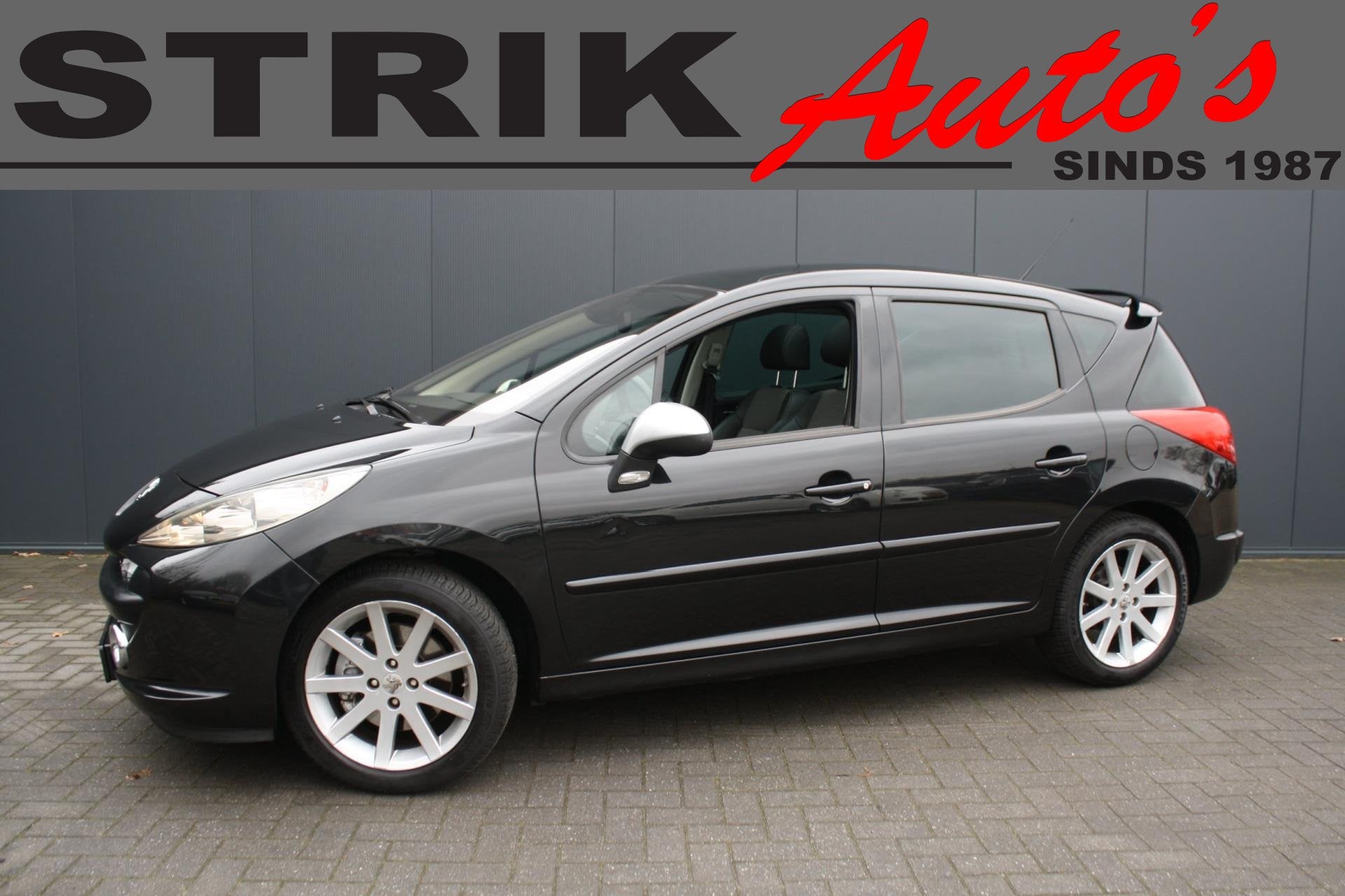 Peugeot 207 SW 1.6-16V T RC - PANORAMADAK, Voorwielaandrijving, 1328 kg, Gebruikt, Zwart