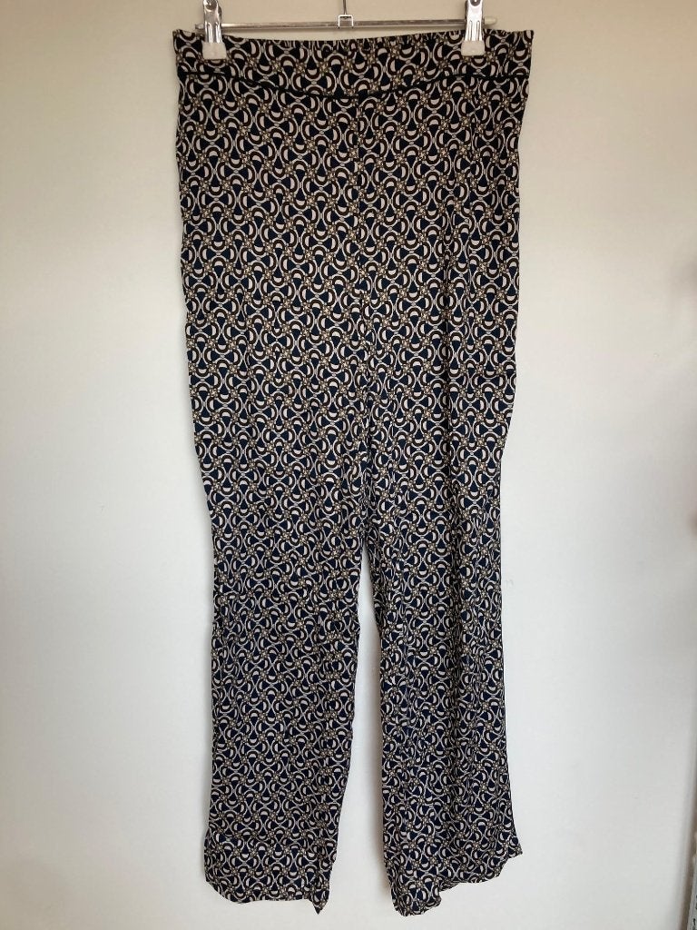 Dea Kudibal Coco wijde broek loose fit chiffon maat S blauw, Customerservice@deakudibal.com., Blauw, Zo goed als nieuw, Dea Kudibal