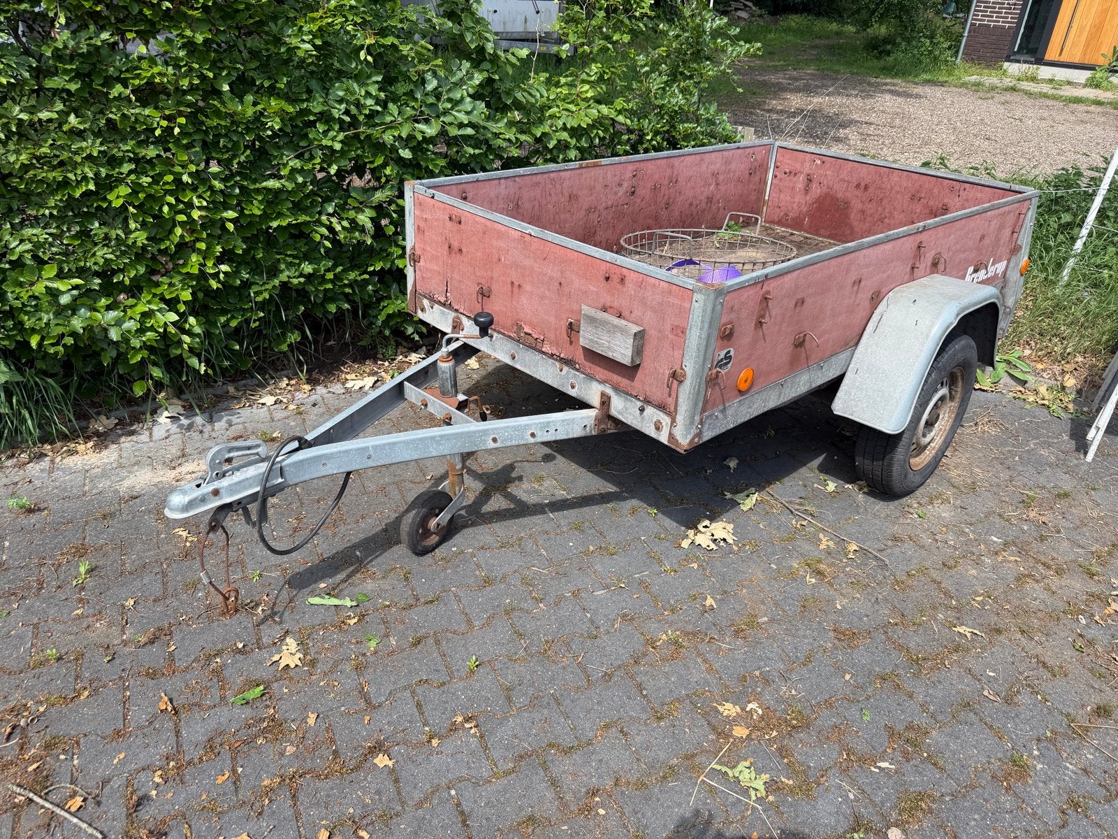 Brenderup Kar aanhanger - opknapper / onderdelen, Ophalen, Gebruikt