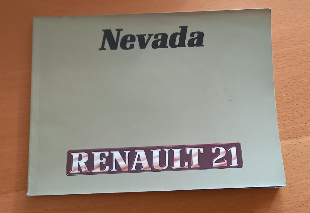 instruktieboekje Renault 21 Nevada  1987, Ophalen of Verzenden