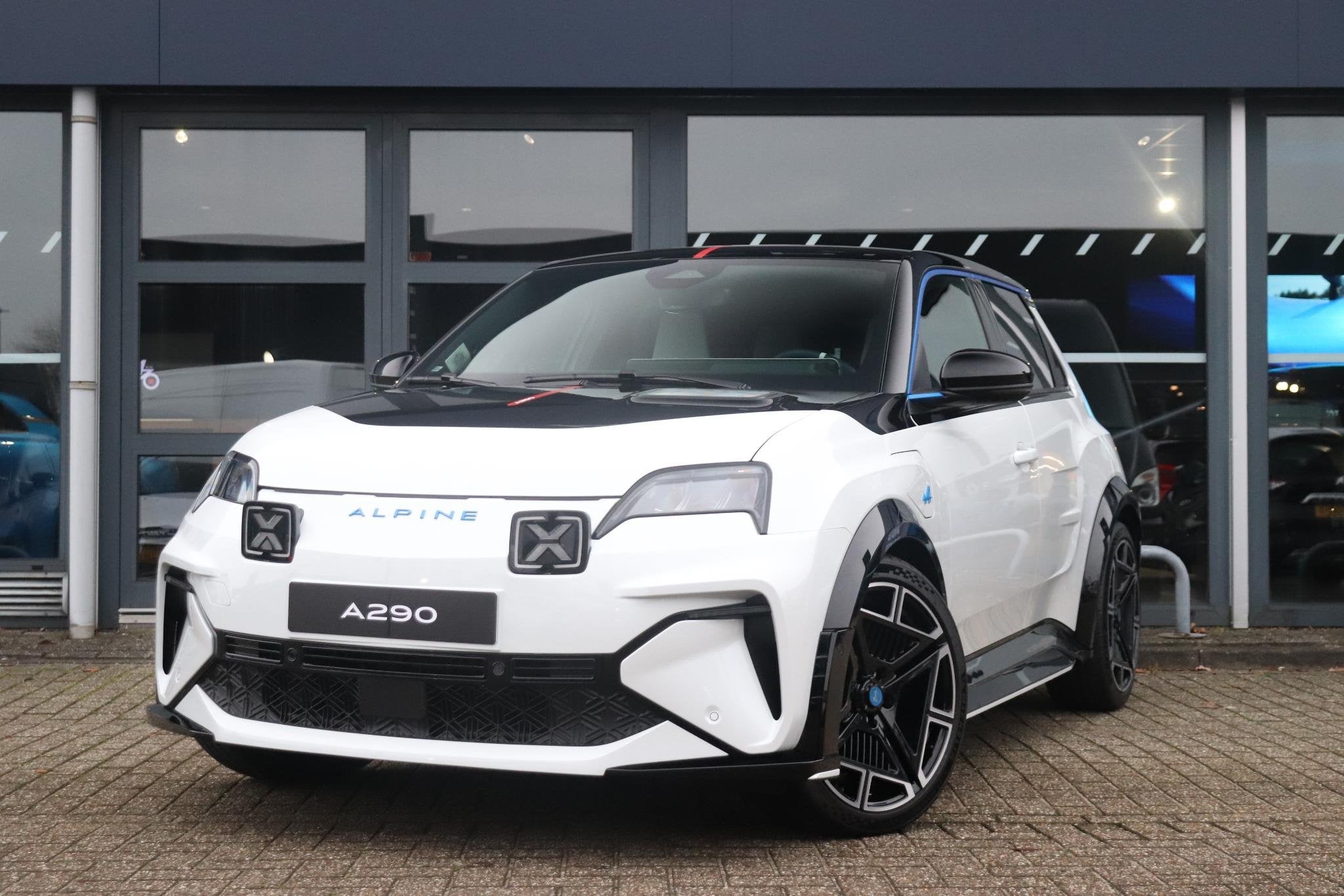 Alpine A290 GTS Premiere Edition 52 kWh | DEVIALET AUDIO | B, Auto's, Huisgarantie, Met garantie (alle), Wit, Blauw