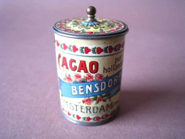 Bensdorp monster cacao blik Holland 1920, Ophalen of Verzenden, Zo goed als nieuw, Overige