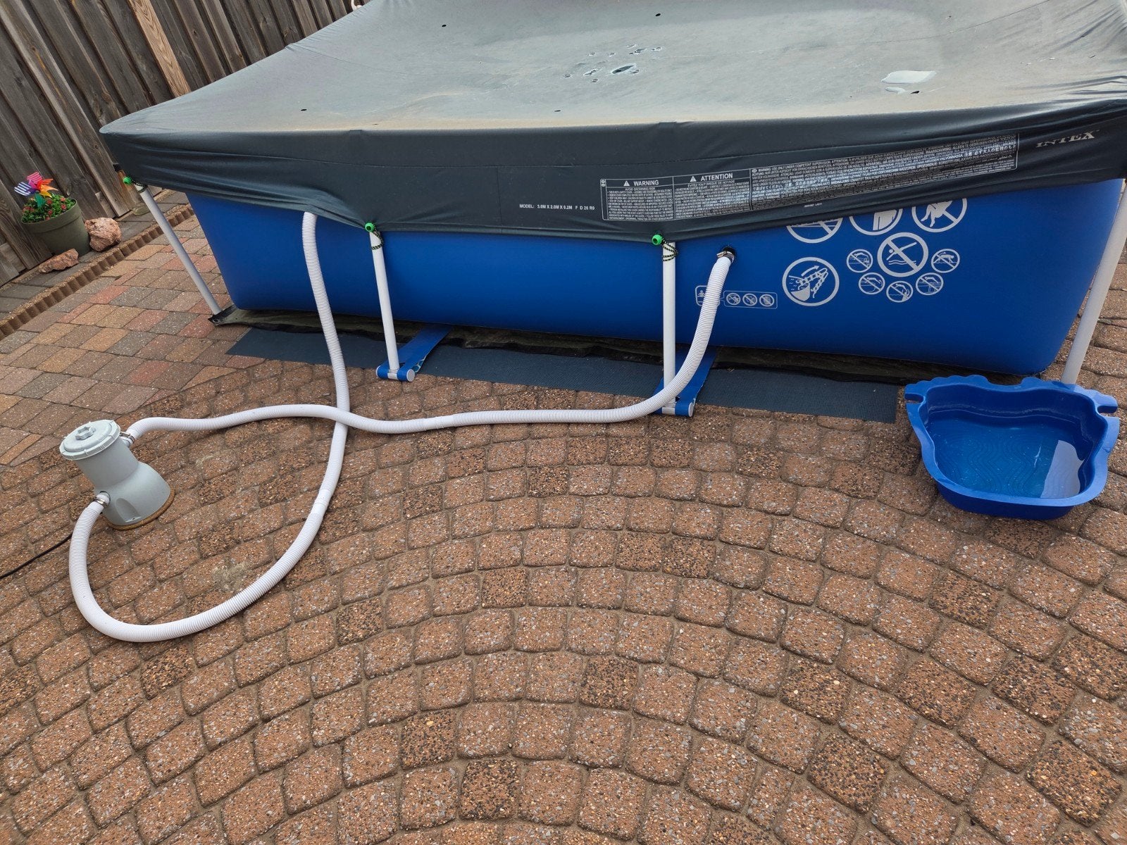 Avenli Zwembad 300x200x75 compleet met accessoires, Tuin en Terras, Ophalen, Gebruikt, Opzetzwembad, 200 tot 400 cm