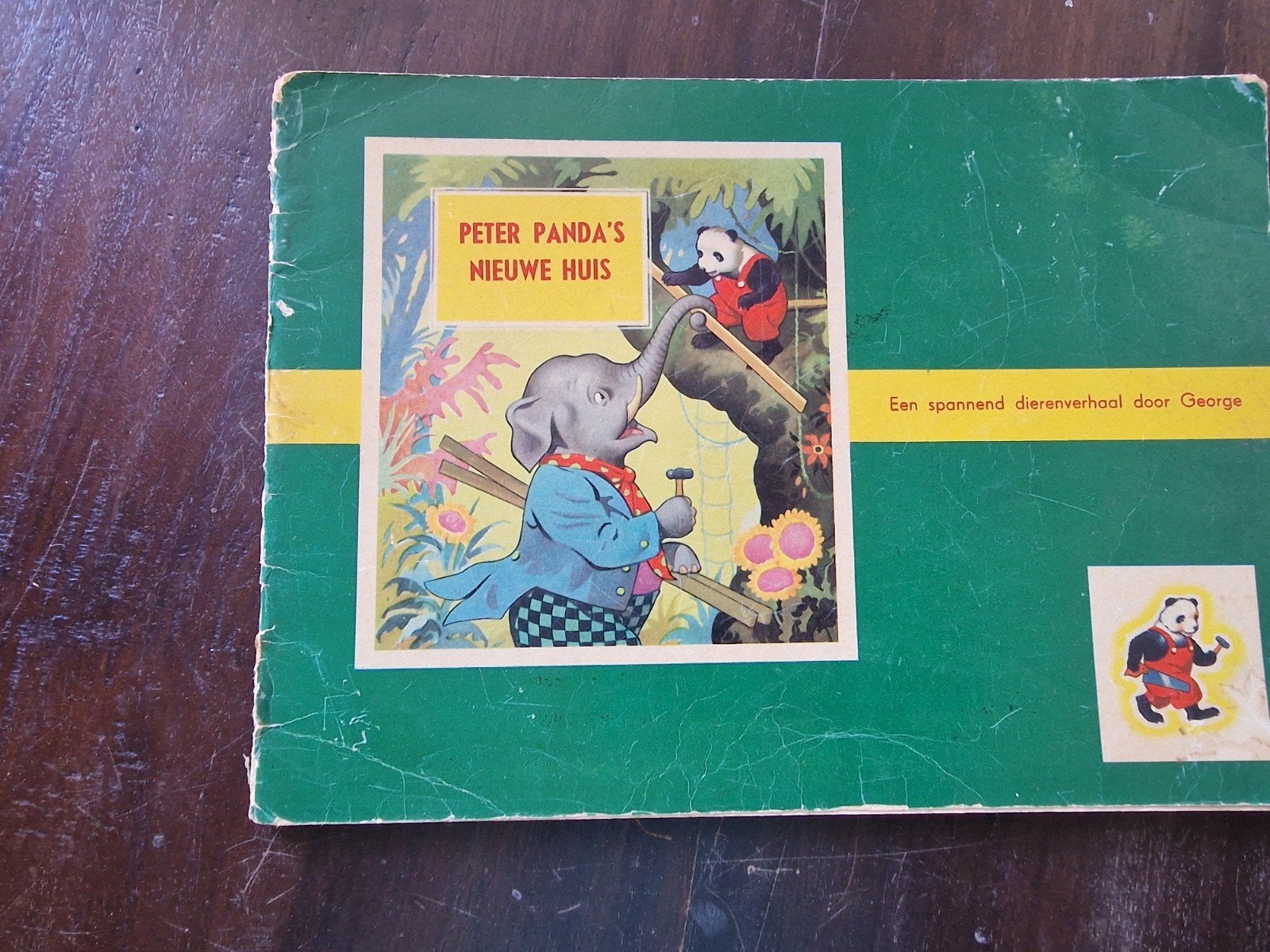 Peter Panda's Nieuwe Huis - Vintage Kinderboek, Ophalen of Verzenden, George