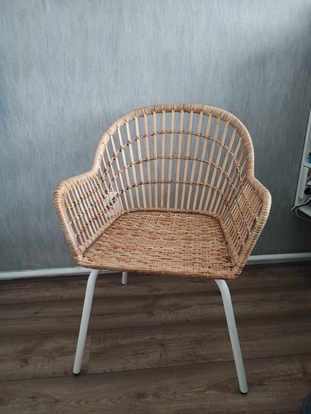 Nilsova rotan stoel Ikea, Ophalen, Gebruikt, Wit, Bohemian