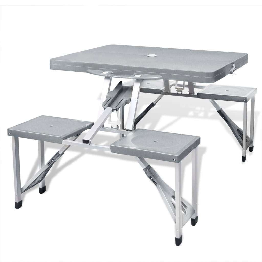 AANBIEDING | Picknickset picknicktafel campingtafel alu! GRT, Caravans en Kamperen, Kampeeraccessoires, Verzenden, Nieuw