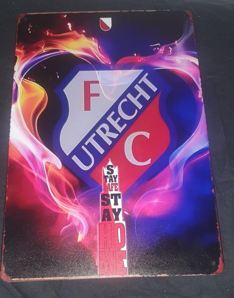 Wandbord fc Utrecht, Ophalen of Verzenden, Nieuw, F.C. Utrecht, Overige typen