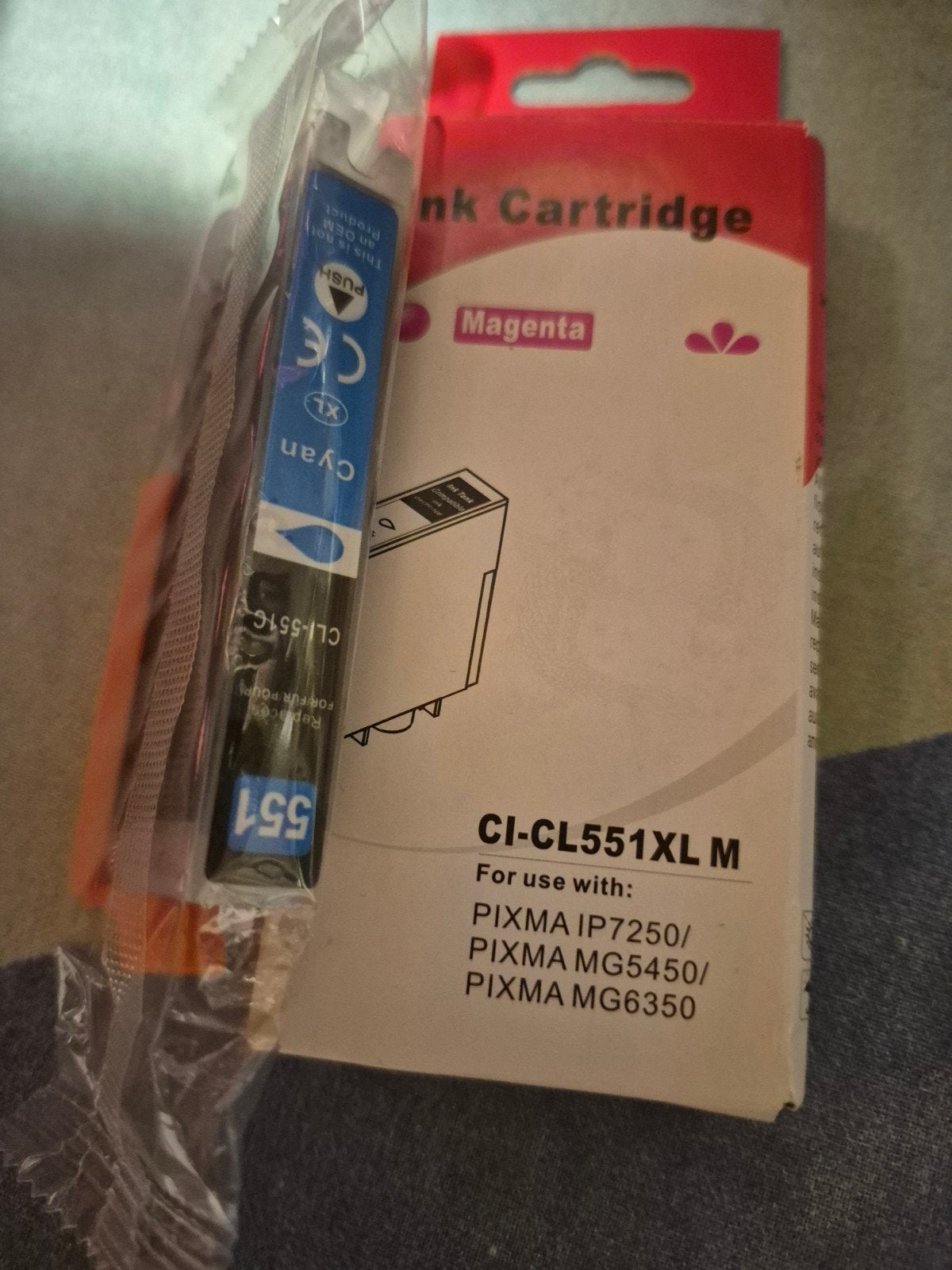 Inktcartridges 23 stuksvoor Canon PIXMA printers (550/551XL), Inkjetprinter, Nieuw, Ophalen of Verzenden, Kleur printen