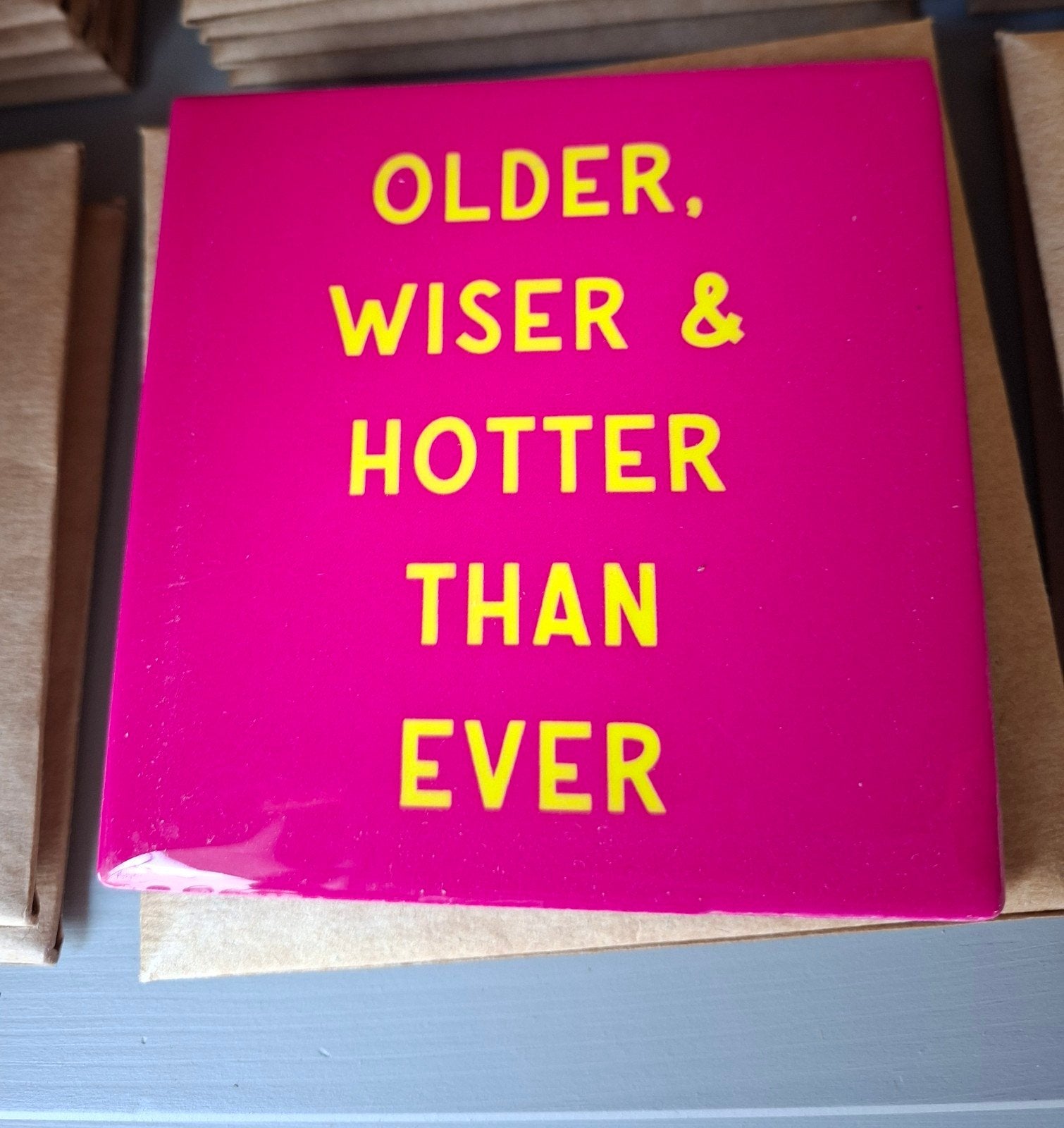 Leuk tegeltje met tekst, Ophalen of Verzenden, Nieuw