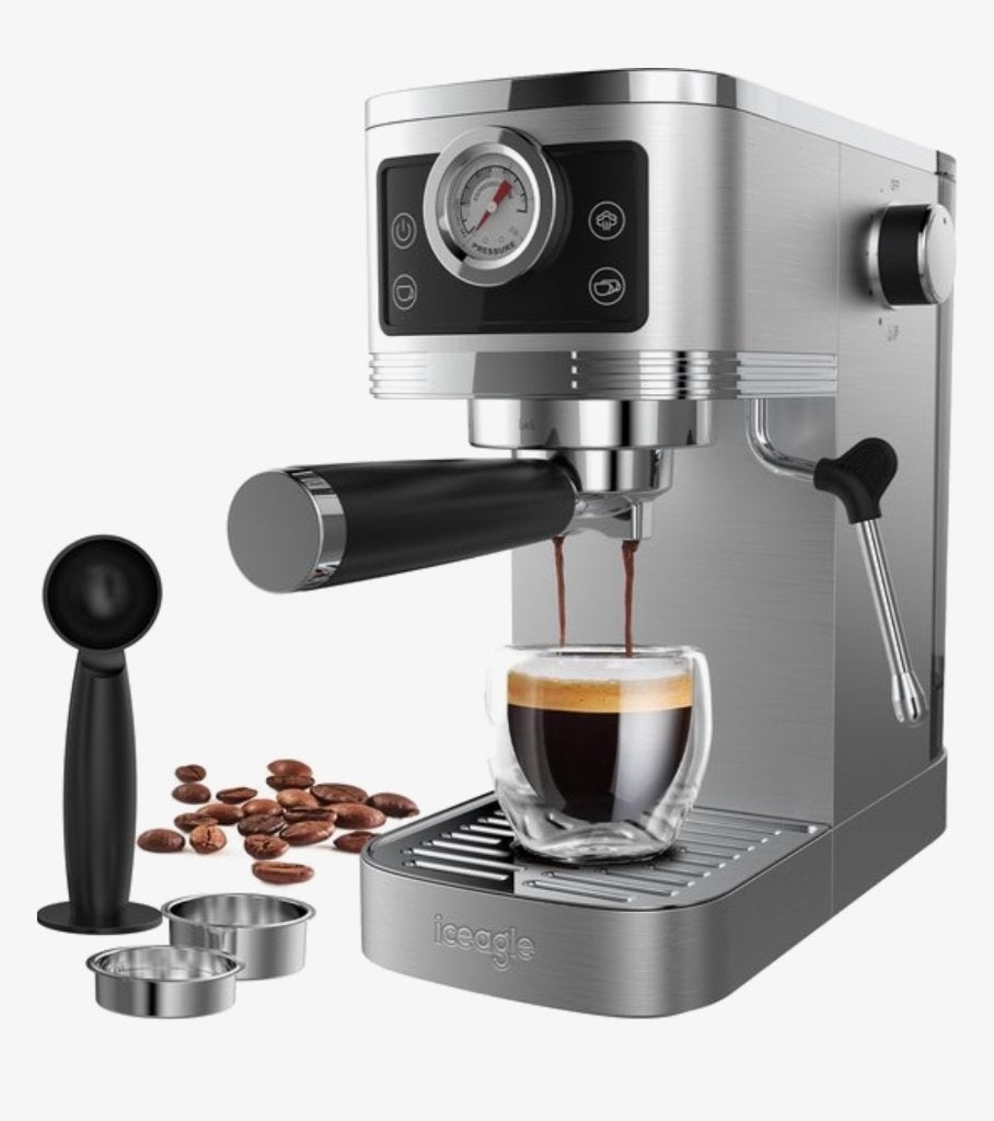 Semi-Automatische Espresso Koffiemachine. Nieuw!, 10 kopjes of meer, Ophalen of Verzenden, Nieuw, Koffiemachine