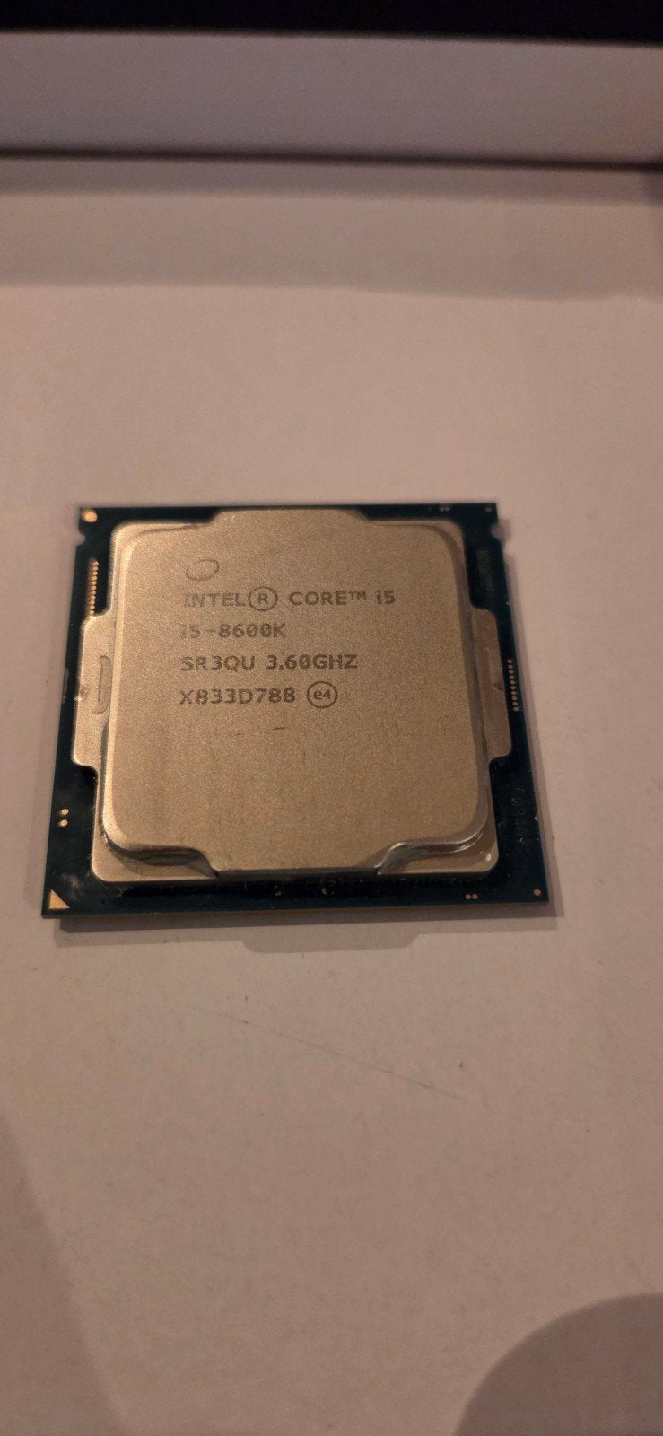 Intel Core i5-8600K Processor 3.60GHz, Computers en Software, 6-core, LGA 1151, Gebruikt, Ophalen of Verzenden