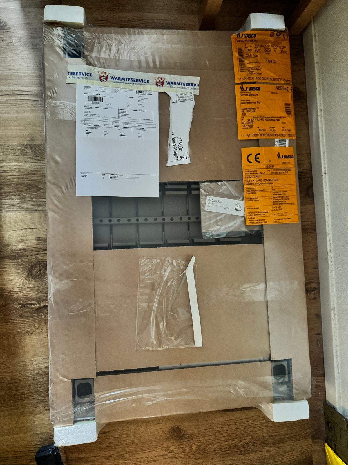 Nieuwe Vasco Viola design radiator 1000x650mm ongeopend, Ophalen, 30 tot 80 cm, Hoog rendement (Hr), Radiator