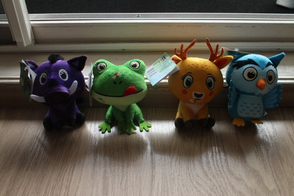 4x NIEUW Diversen BOS MINI'S KNUFFELTJES, Overige merken, Overige karakters, Overige typen, Nieuw